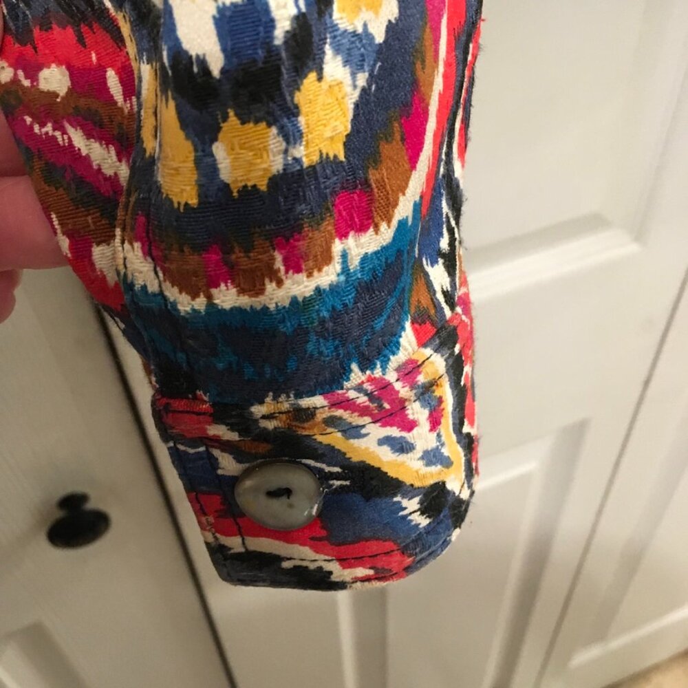 Ruby Rd Multi-Colored Waist Jacket - image 5